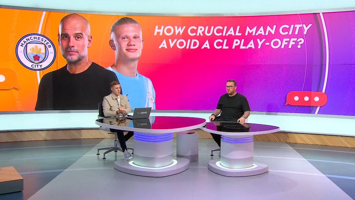 🗣️ "They've got so many games coming up!" How crucial for Man City's Premier League title hopes is it for them to avoid the Champions League play-offs? #SkySportsFC