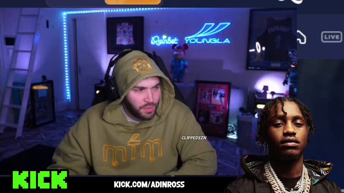 Adin Ross leaked DMs with Rapper ‘Lil Tjay’ after he demanded $2M to fight on his Brand Risk boxing event 💀