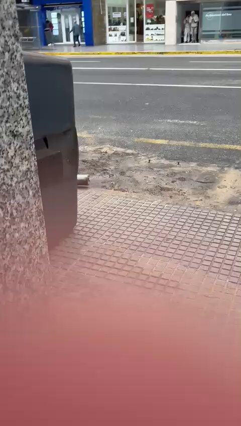 Me llega este vídeo por whastapp y fijarse al final en la carretera. Creo que es la primera vez aquí en Cadi que veo a una persona volando de esa forma por el viento. Qué bastinazo cojone