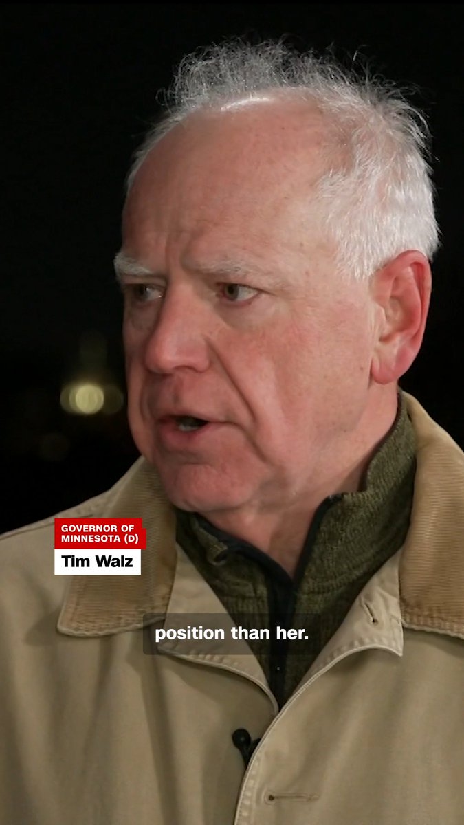 Minnesota Governor Tim Walz has hit out at Secretary of Homeland Security Kristi Noem over the ongoing ICE operations in Minneapolis. He told Anderson Cooper: "I'm not sure there's been anybody more incompetent or cruel that's ever served in a cabinet position than her."
