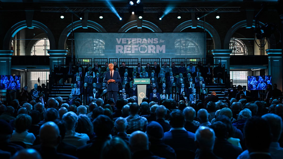 This week we launched Veterans for Reform. Labour and the Conservatives have failed our veterans. We will make them a priority. 🇬🇧