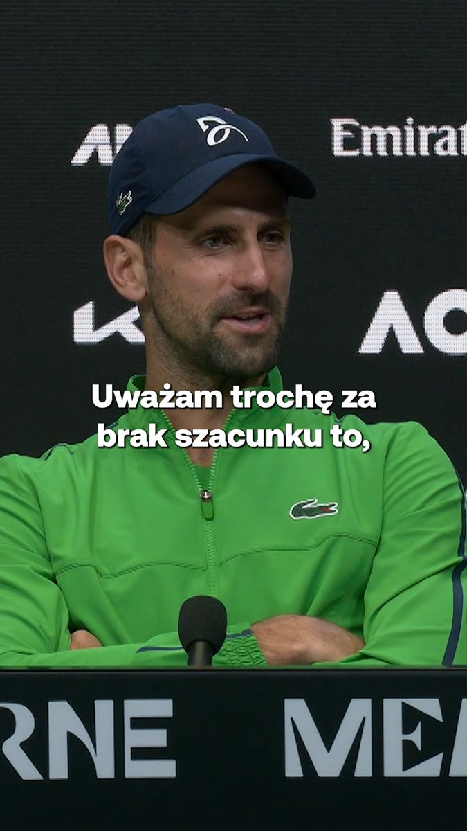 Oho, a tutaj co się znowu stało? Novak Djoković złapał się tym razem z jednym z dziennikarzy, czując, że jego kariera wielkoszlemowa została niedoceniona w odniesieniu do dawnych i obecnych rywali. Słusznie? 🧐 #AusOpen #AO26