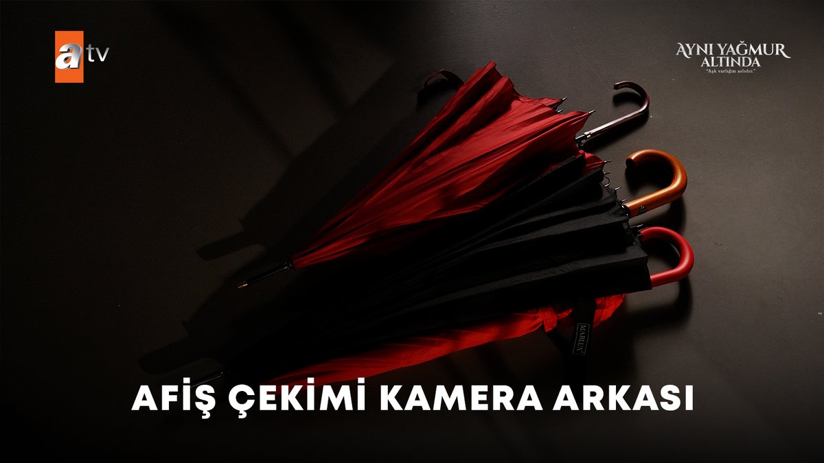 3-2-1! Merakla beklenen afiş kamera arkamız sizlerle! 📹 #AynıYağmurAltında yakında atv'de! atv