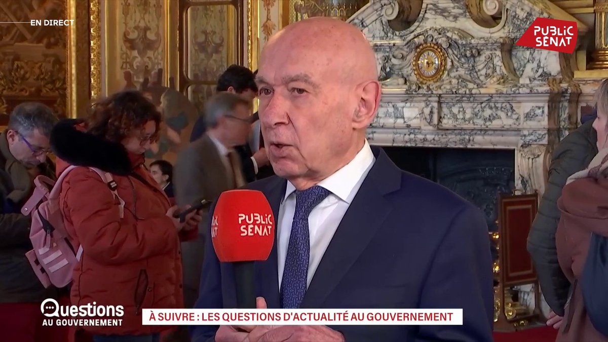 Groenland : “On est en train de s’apercevoir que Trump n’est pas ce que l’on croyait. Trump se défile toujours quand on lui résiste. C’est sans doute vers une bonne solution qu’on s’achemine”, estime le président du groupe Les Indépendants au Sénat, Claude Malhuret (LIRT). #QAG