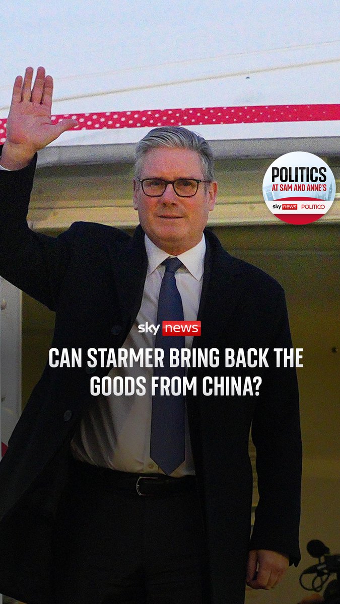 With Sir Keir Starmer in China for a five-day visit, Sam Coates Sky tells @AnneMcElvoy why the future of the UK's steel industry will be on the agenda in Beijing. Listen to #PASAA wherever you get your podcasts 🔗