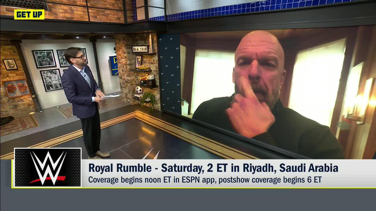 Triple H talks about what to expect from the Royal Rumble this weekend 👏 Stream the 2026 Royal Rumble Saturday, January 31st at 2 PM ET on the ESPN App.
