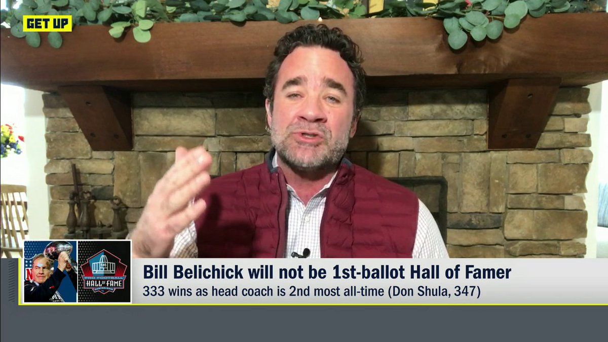"It makes our Hall of Fame look super silly. ... Check the box of the guy that deserves it the most." Jeff Saturday weighs in on Bill Belichick not being a first-ballot Hall of Fame selection 👀