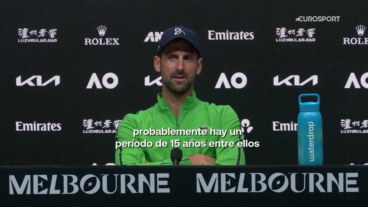 Un periodista le dice a Djokovic cómo se siente al “perseguir” a Alcaraz y Sinner. 🗣️ “¿Soy el perseguidor? Yo no sigo a nadie. Encuentro una falta de respeto que hayas obviado lo que ha pasado en los últimos 15 años, cuando he dominado los Grand Slams”