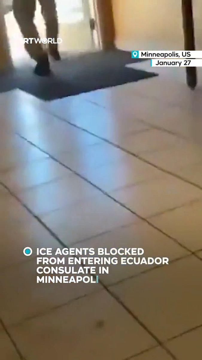 Brought down the temperature on the situation? ICE literally tried to run into the Ecuadorian consulate in Minneapolis yesterday