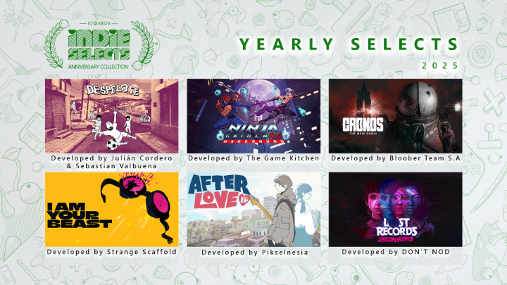 Here's to 2 years of Indie Selects 🎂 Check out our top six indie selections from the past year, new dynamic backgrounds, and special anniversary deals: