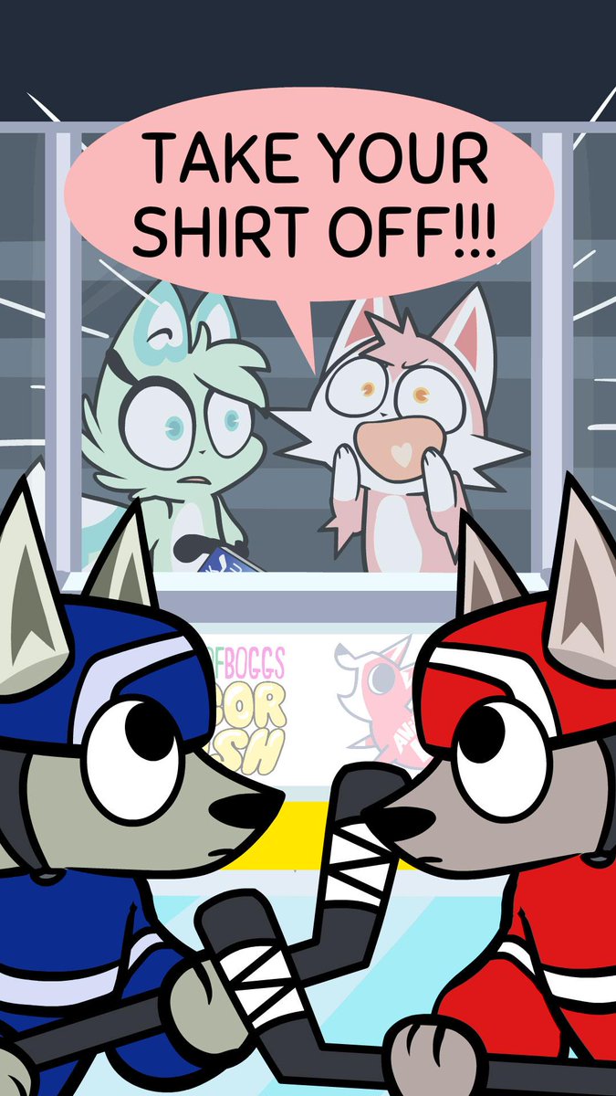 These HOCKEY BOYS are getting pretty HEATED 🔥🔥🔥 #animation #hockey
