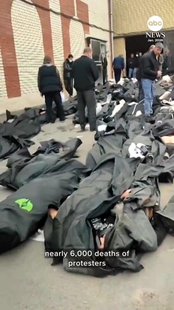 The death toll of protesters killed in Iran’s bloody crackdown keeps rising as human rights groups say more information is leaking out. They say they have confirmed 6,000 deaths already but they are reviewing 17,000 more. ABC News News' @ReevellP reports.