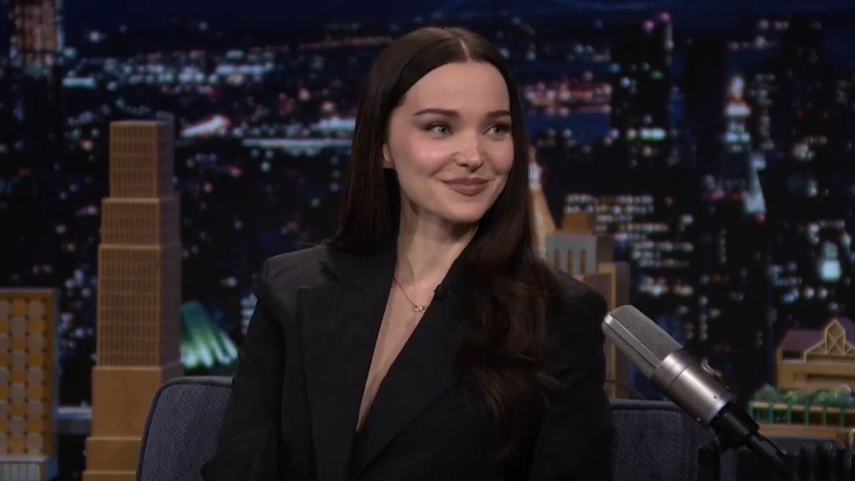 .Dove Cameron reflects on her time as Mal in Descendants! #FallonTonight