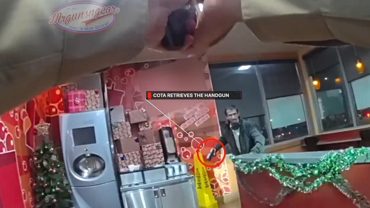 Los Angeles County sheriff's deputies respond to a fast food restaurant after employees called saying a man was refusing to leave. Upon arrival the man makes all of the furtive movements and decides it's a great idea to pull a fake Glock 17 from his waistband. Deputies respond by conducting an impromptu 9mm ballistics test with their M&P9s wearing Surefire X300 weapon lights. The man was transported to the hospital in "unknown condition." Plan accordingly.... #CityLife #police #LosAngeles #Bassett #JackInTheBox #FAFO #IQTest #darwin #cops #SmithAndWesson #urban #democrats