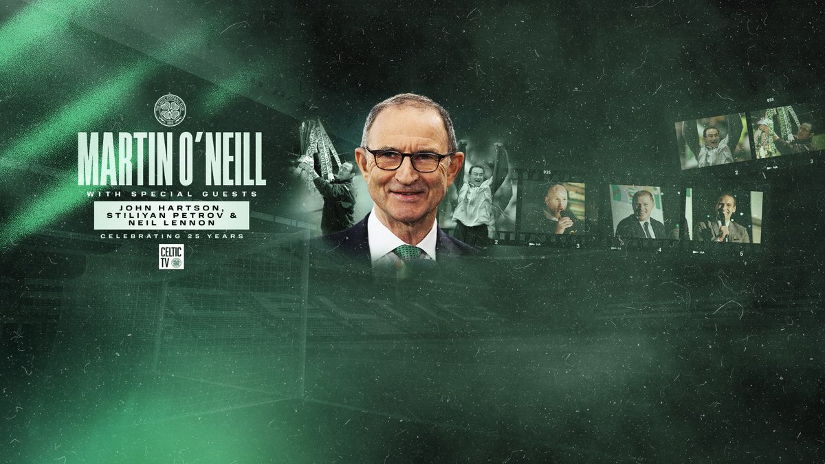 🎥 An Evening with Martin O’Neill is FREE for a limited time on #CelticTV. 🏟️ Trebles, European nights, dressing room stories 😂 Tales from Martin and special guests ⭐️ Hartson, Lennon & Petrov Watch now on ⤵️
