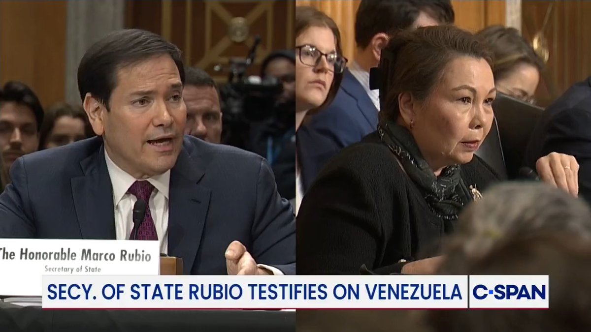 .Tammy Duckworth on Trump administration: "The vast majority of the men it rounded up and deported to torture...had no criminal records whatsoever." Secretary Marco Rubio: "We didn't torture anybody." Duckworth: "Over 75%." Rubio: "Who did we torture? We haven't tortured anybody."
