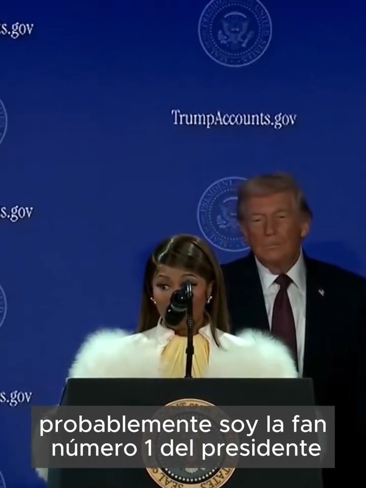 "Nicki Minaj": Por su apoyo a Donald Trump durante la participación en la cumbre #TrumpAccounts