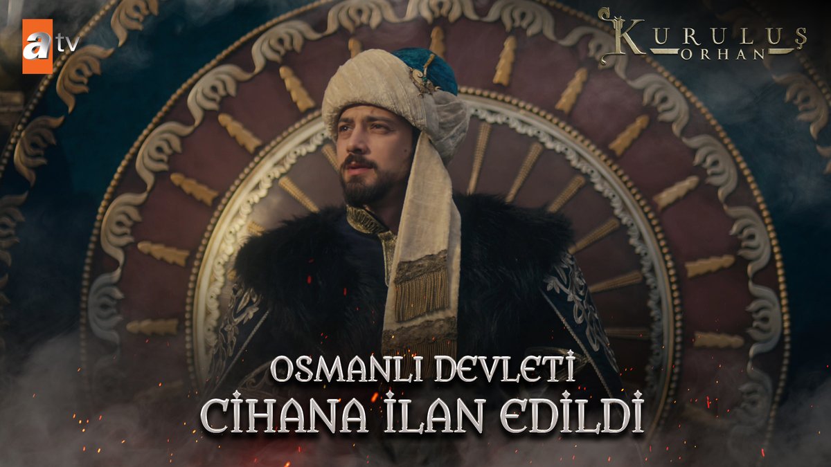Osmanlı Devleti, cihana ilan ediliyor! Yeni Osmanlı düzeni, devlet erkânı ve halkın huzurunda vücut buldu. #KuruluşOrhan atv