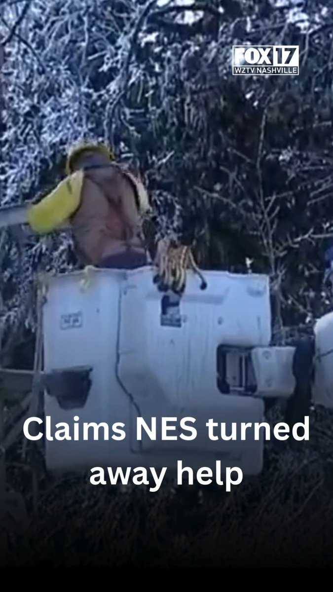 "NES is full and doesn’t need help." Nashville Electric Service is facing criticism after multiple union members and contractors report the utility refused help from available linemen.