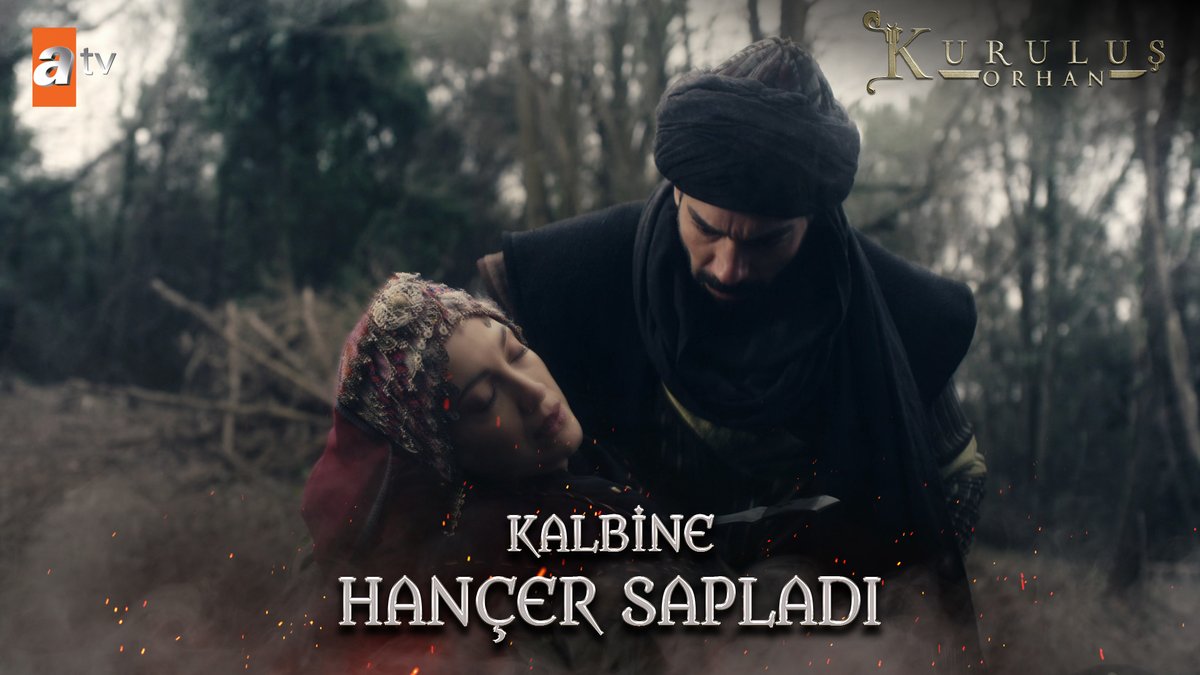 Kalbine hançer sapladı. "Beni sen öldürdün Flavius!" #KuruluşOrhan atv