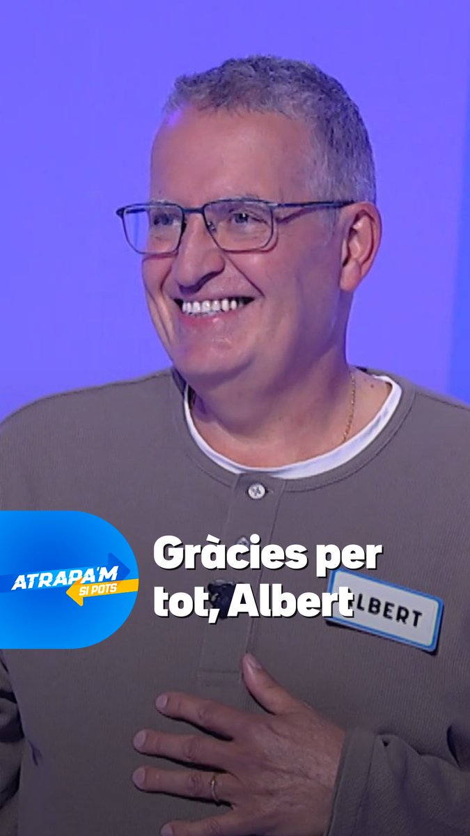 El moment més emotiu i el comiat més difícil que hem viscut mai a l'"Atrapa'm si pots". Gràcies per tot, Albert ❤️🫂 #Atrapam3cat