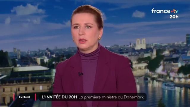 🇩🇰⚡️ "L’Europe ne fait pas assez [pour l’Ukraine]. Si nous en faisions assez, elle serait dans une meilleure situation sur le champ de bataille" Mette Frederiksen, Première ministre du Danemark, estime qu’on ne peut pas faire confiance à Vladimir Poutine. #JT20h