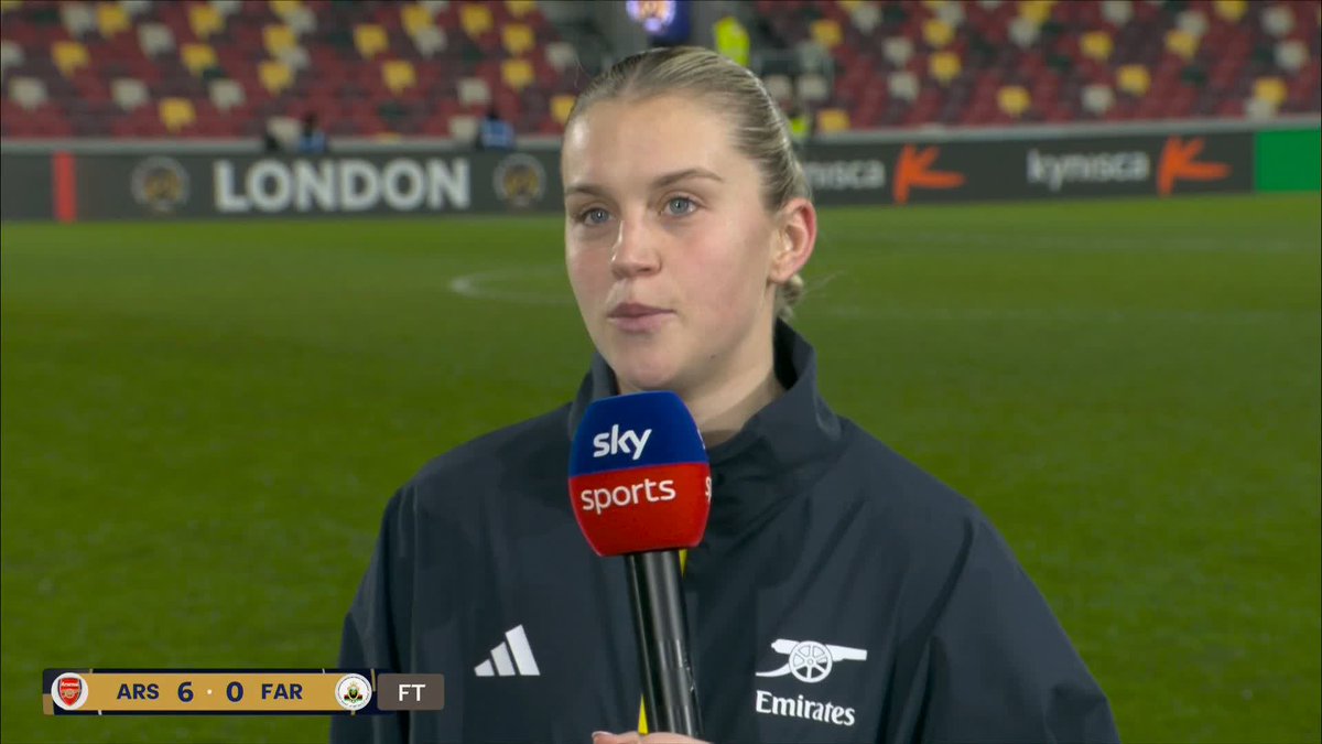 "When I came to this club I knew the history... we want to win EVERYTHING!" Alessia Russo on Arsenal's hopes of more silverware, ahead of taking on Corinthians for the FIFA Women's Champions Cup on Sunday! 🏆