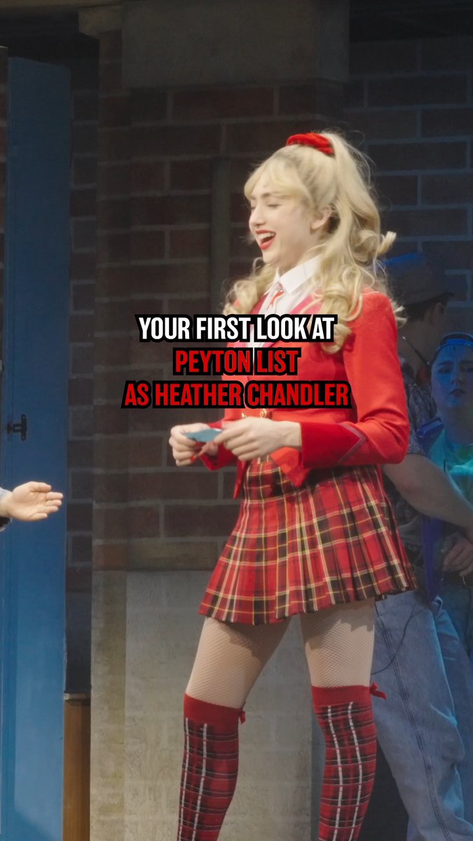 Introducing Peyton List as Heather Chandler! How very ❤️ #Heathers #HeatherstheMusical