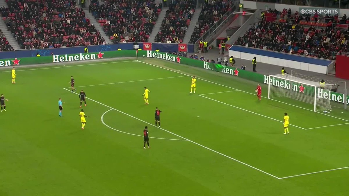 WHAT A START FOR USMNT ATTACKING MIDFIELDER MALIK TILLMAN! TWO FIRST HALF GOALS FOR BAYER LEVERKUSEN. THEY LEAD 2-0 AGAINST VILLARREAL IN THE CHAMPIONS LEAGUE!