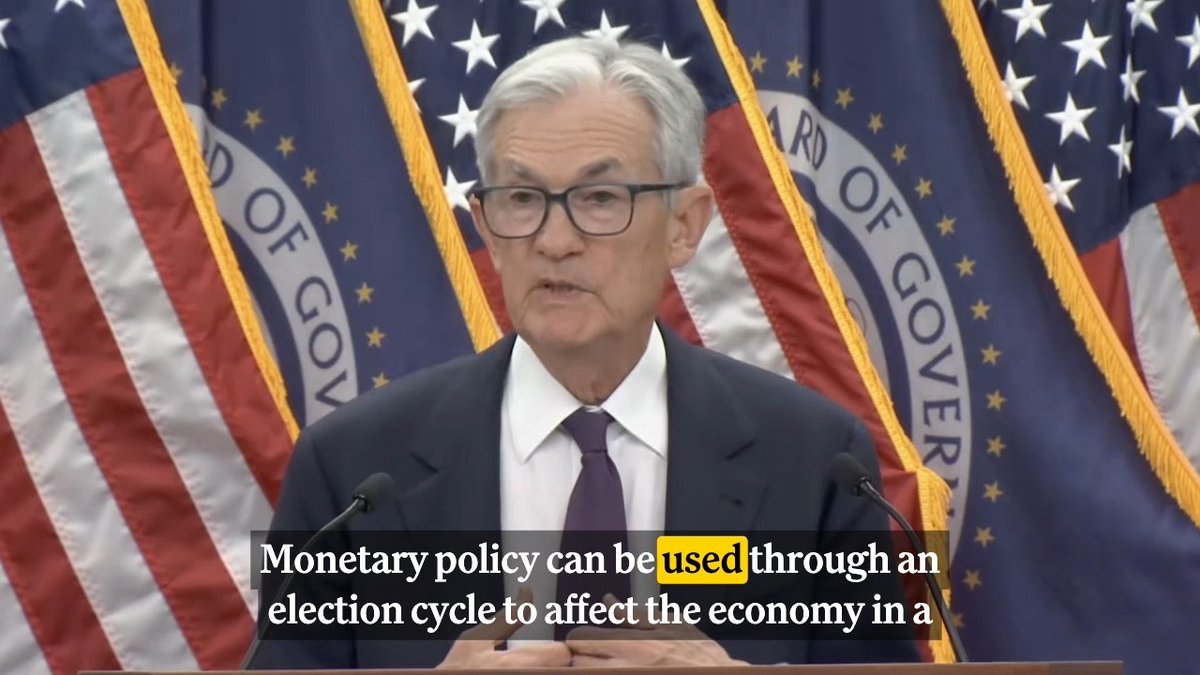 FOMC: Powell affirms Fed can maintain independence, warning "it'll be hard to restore the credibility of the institution if people lose their faith that we're making decisions for the wide public, rather than trying to benefit one group or another."
