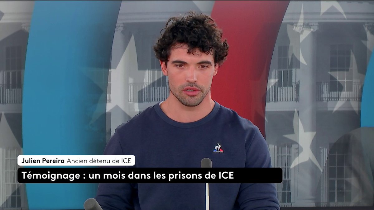 🔴 🗣️ "Je me rends compte que je suis en train de re-rentrer aux États-Unis illégalement" : ancien détenu de l'ICE, le Français Julien Pereira raconte les instants avant sa détention. Loïc de La Mornais #SurLeTerrain #Canal16