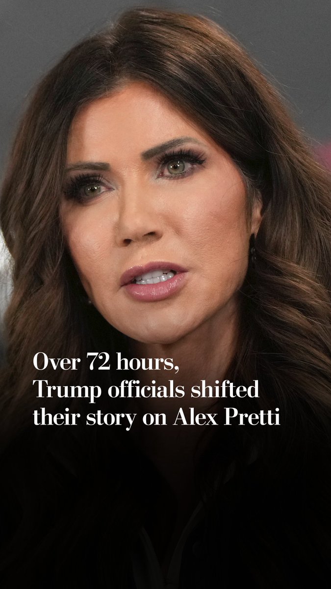 In the 72 hours following Alex Pretti's death, the Trump administration repeatedly shifted its story on the shooting, even as multiple angles of video footage from the shooting emerged.