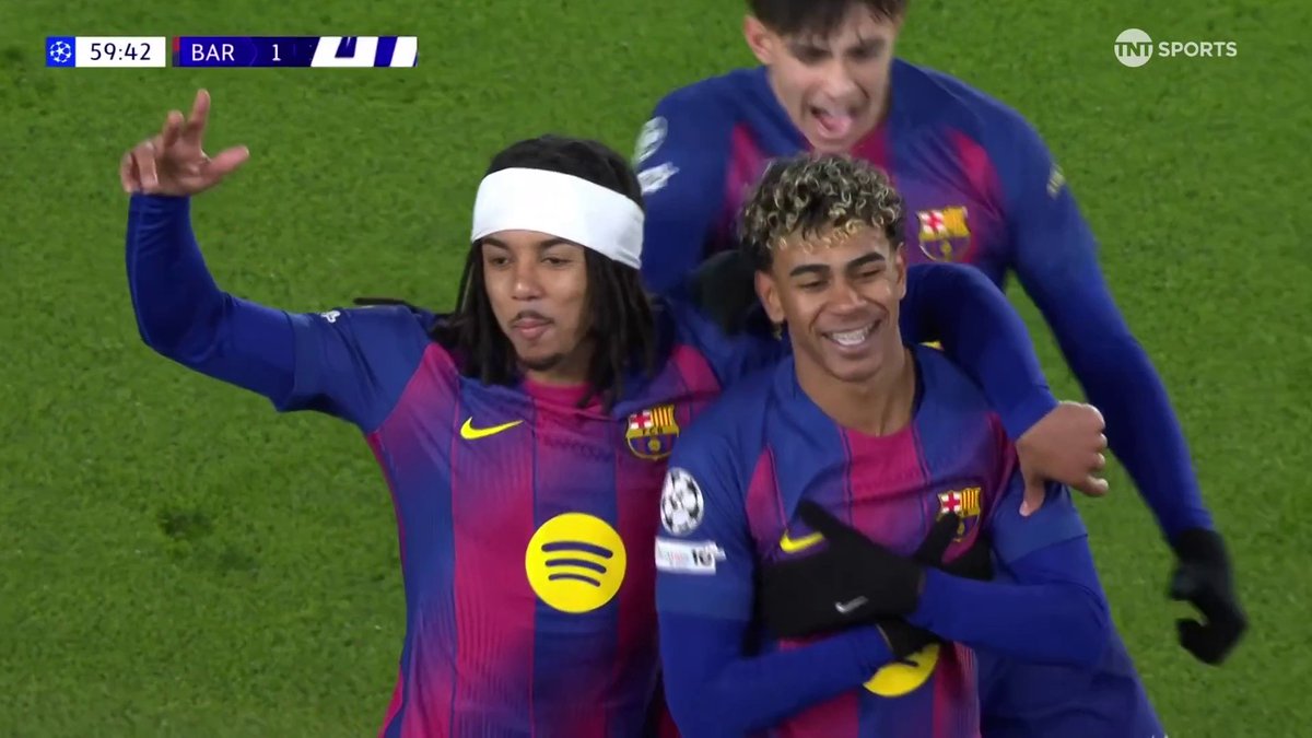 Lamine Yamal turns it around for Barcelona 💫 📺 TNT Sports & discovery+ UK