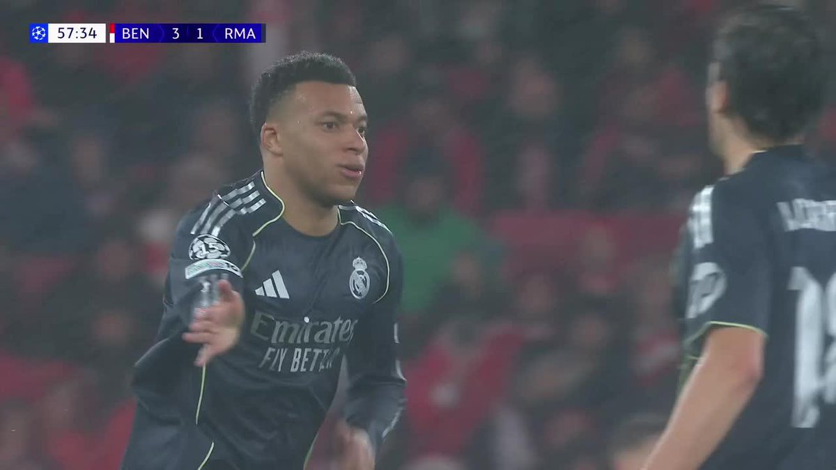 🏆🇫🇷 KYLIAN MBAPPÉ LLEGA A LOS ¡13 GOLES! EN 7 PARTIDOS EN ESTA CHAMPIONS, BRUTAL. Está a SOLO CUATRO del récord histórico de Cristiano Ronaldo. Y recién está terminando la fase de liga. ‼️