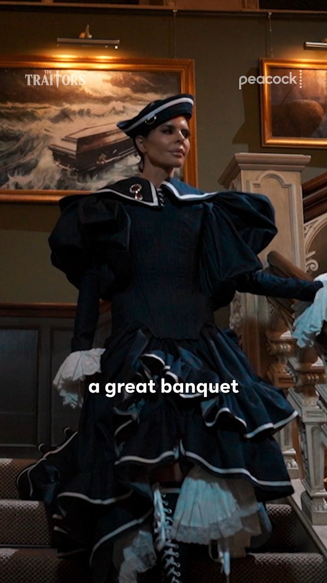 Ready to dine with death? A new episode of #TheTraitorsUS drops tomorrow at 9pm ET.
