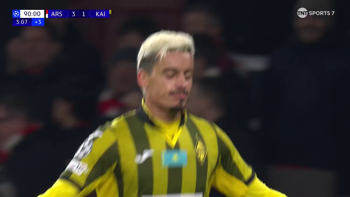 Ricardinho pulls one back late on for Kairat ⚽️ TNT Sports &amp; discovery+ UK