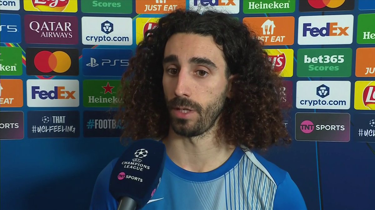 "This club wins trophies" Marc Cucurella reacts to Chelsea's win over Napoli and insists his club expects to be among the best... 📺 TNT Sports & discovery+