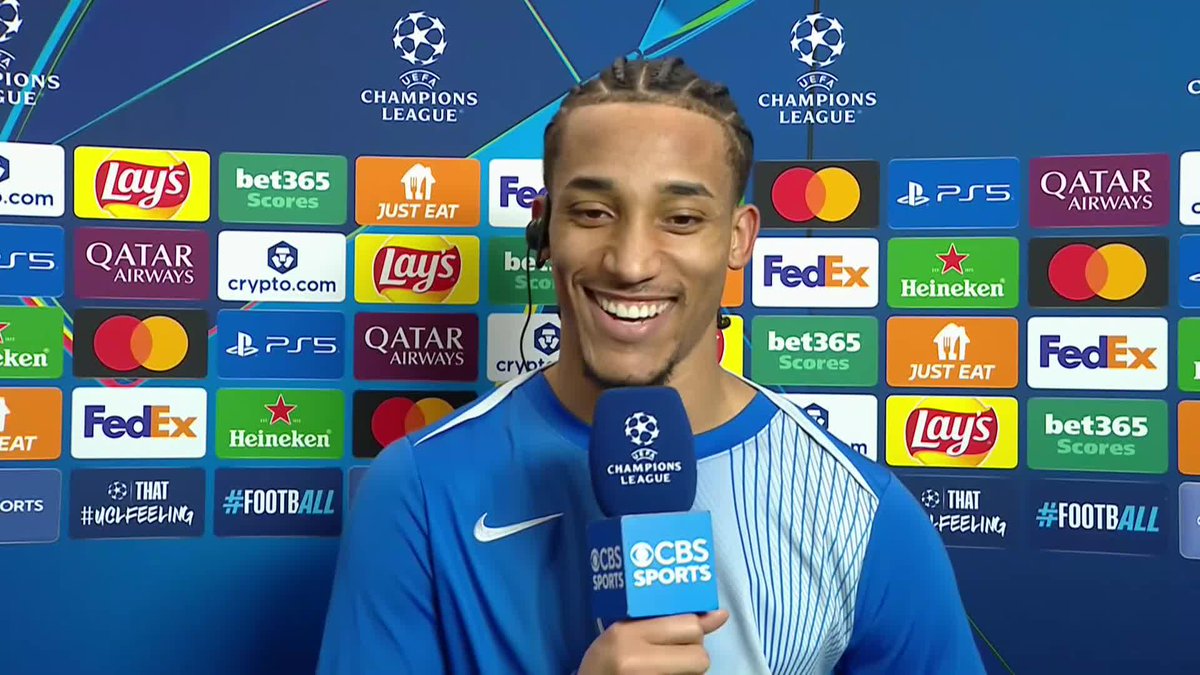 João Pedro sealed Chelsea's top 8 finish with a brace against Napoli 👏 He joined the #UCLToday crew to talk about his goals, life at Chelsea and give Micah Richards some hair style advice 😅