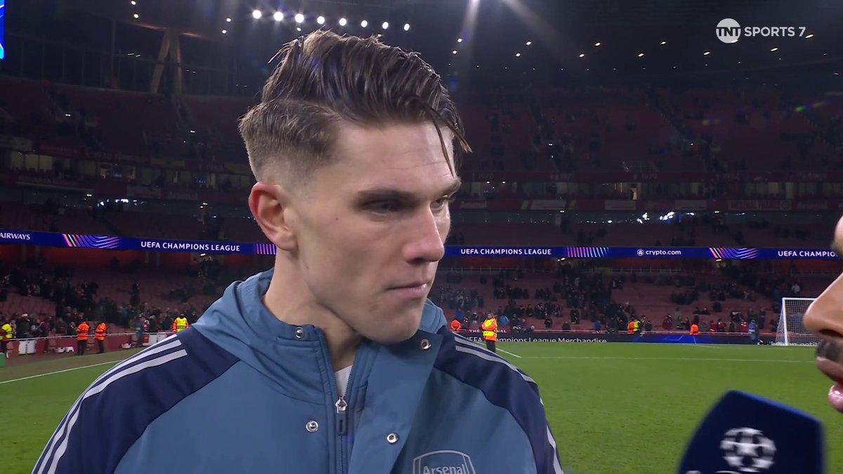Viktor Gyökeres on the #UCL league phase: “We end it in first place, as we wanted, so it was a good group phase for us &amp; now we look forward to the knockout stages. We can compete against anyone in Europe!” 👏 🎥 Football on TNT Sports