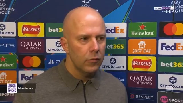 🗣️ "We're hungry for more... There's still a lot to play for to make this season special." Arne Slot speaks to Andy Kerr after Liverpool's 6-0 victory over Qarabag! #beINUCL #LFC #UCL