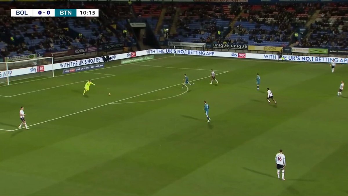 🎥 Sam Dalby vs Burton 27.01.2026 Getting sharper with every game. Worked really hard as the lone front man in a back-to-goal role to bring others into play The flick out wide to McAtee to set up the first goal was brilliant #BWFC