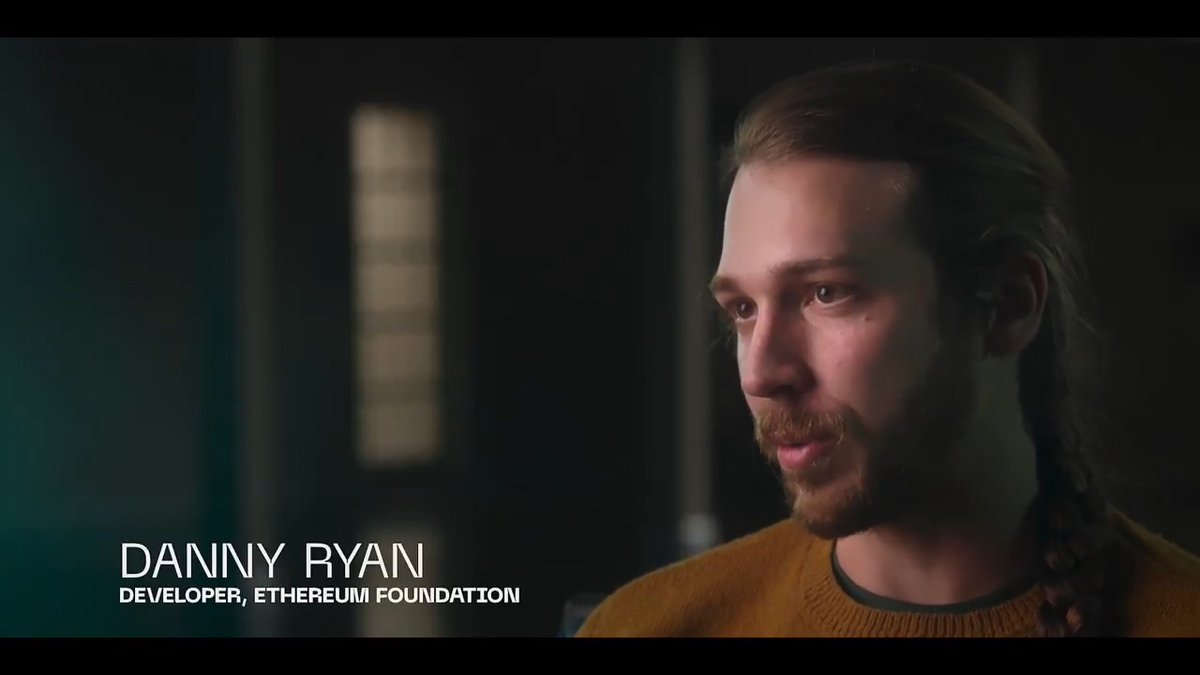 Motivation we can get behind. dannyryan is in Vitalik: An Ethereum Story — now streaming!
