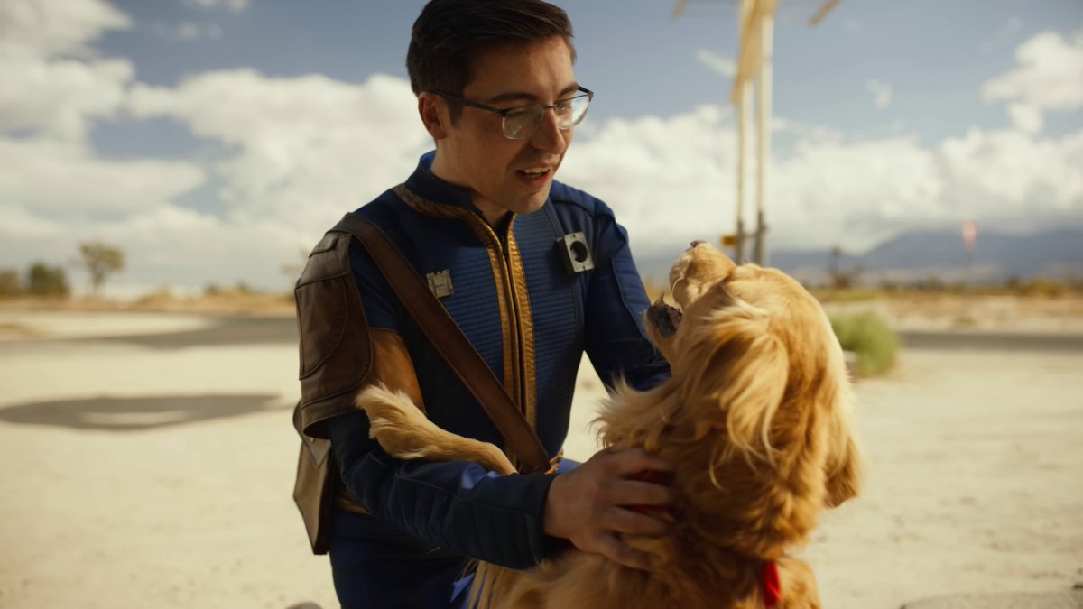 Shroud and Dogmeat scavenge the wasteland and come across a very cute surprise in this Fallout trailer. 🐶