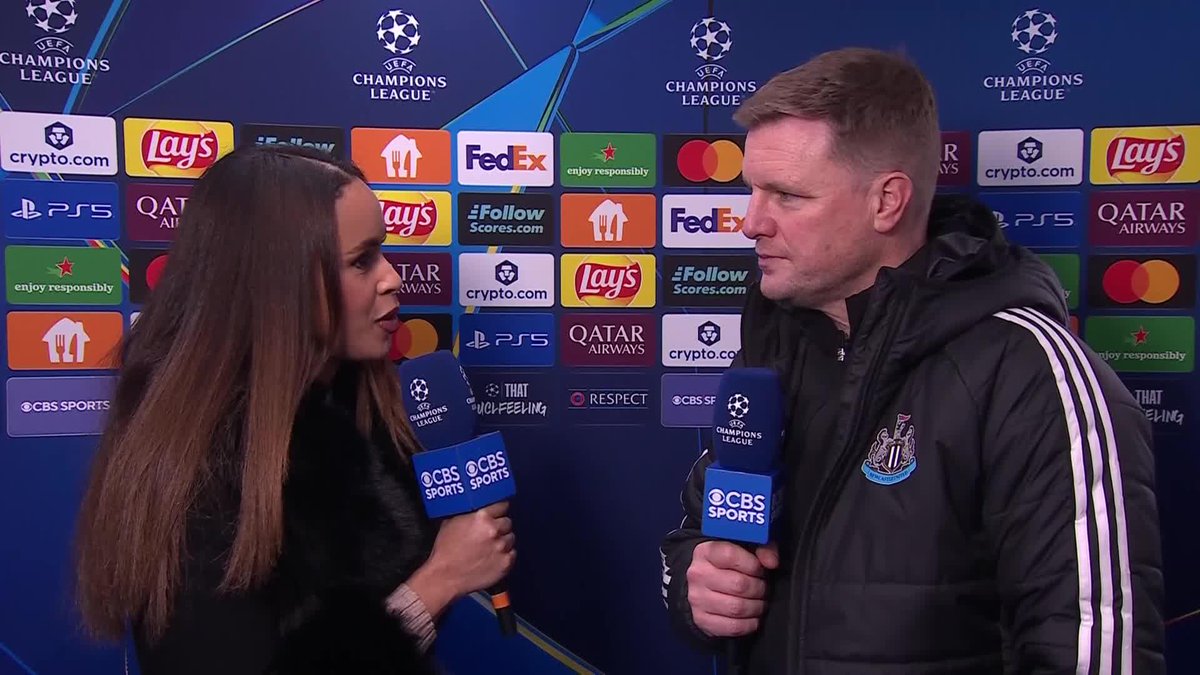 "If we can play this way against Paris, we can do it against teams in our domestic league and cup competitions." Eddie Howe on the confidence Newcastle can take from tonight’s UCL performance against PSG 🗣️
