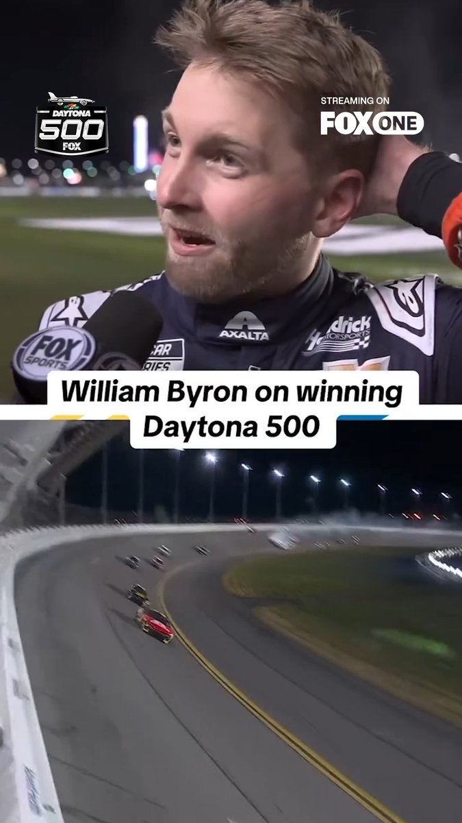 Who remembers William Byron's win at the 2025 #Daytona500? @NascarOnFOX streaming LIVE on FOX One