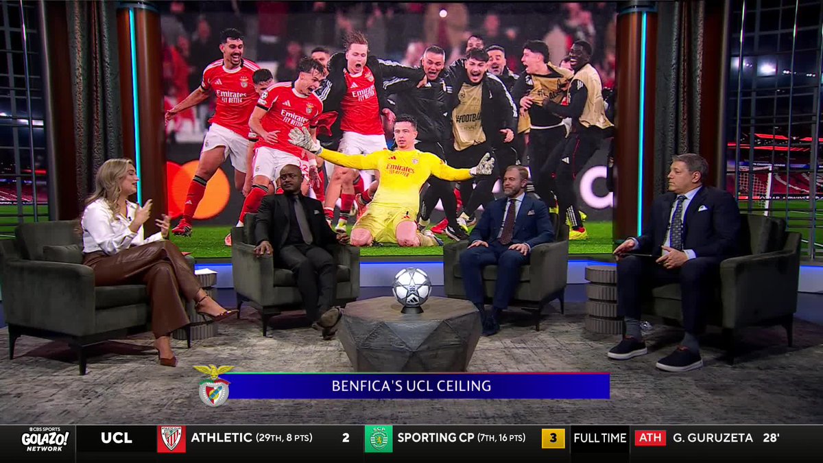 "He's a goalkeeper that heads the ball better than some of these strikers that clubs are paying 70/80/90 million for." Nigel Reo-Coker, Tony Meola and Mike Grella are full of praise for Benfica goalkeeper Anatoliy Trubin's finishing ability 😂⚽