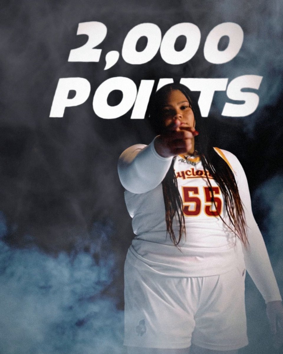 2,000 career points for Audi Crooks 👏