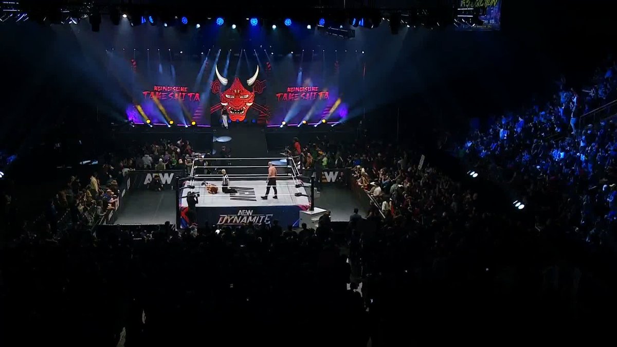 Just as Konosuke Takeshita went face-to-face with @jonMoxley, The Invisible Hand sent Davis + Doyle to attack the AEW Continental Champion! Watch #AEWDynamite LIVE on TBS &amp; HBO Max