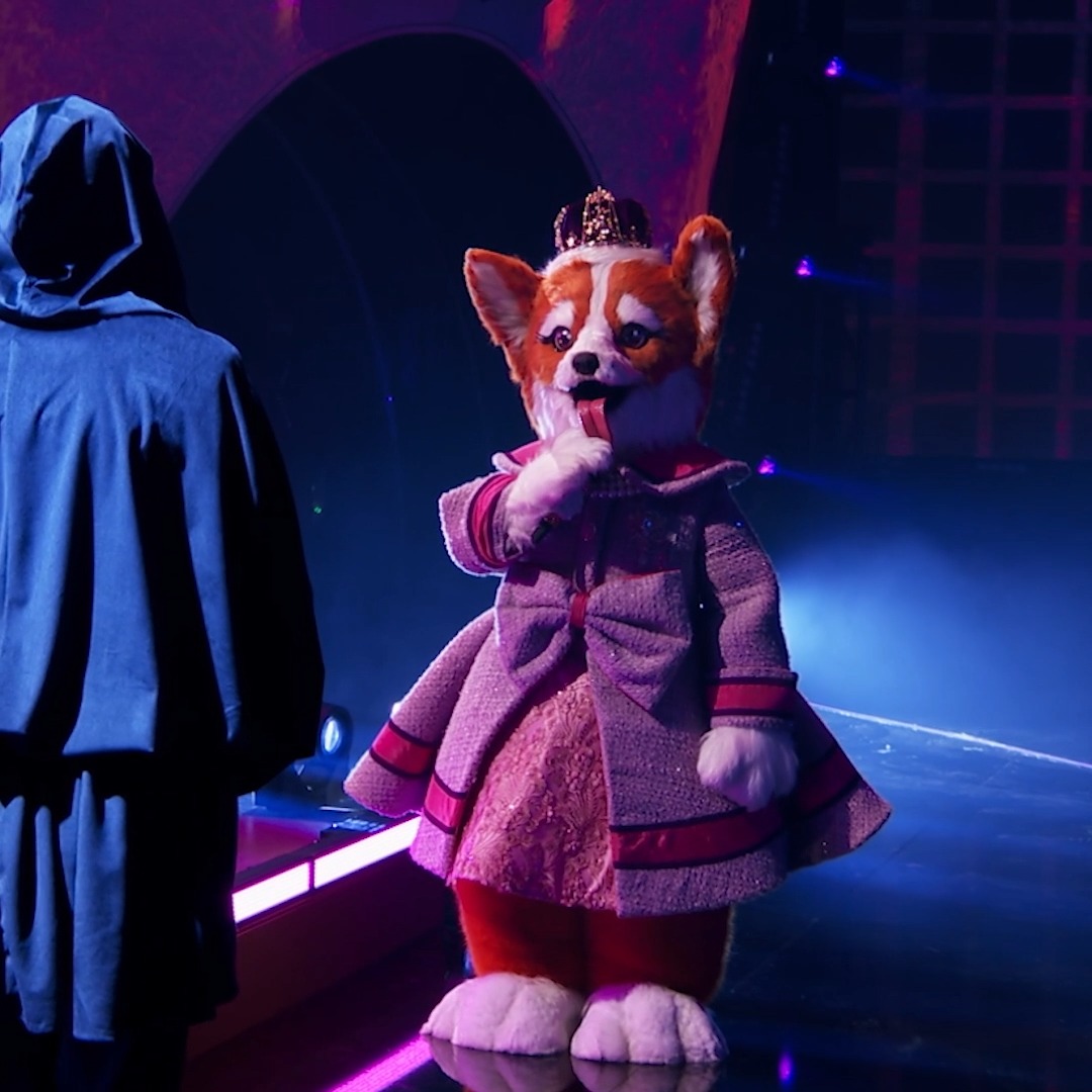 Don’t let the crown fool you — that performance was straight-up radical AND unstoppable! 👑🐶 #QueenCorgiMask #TheMaskedSinger