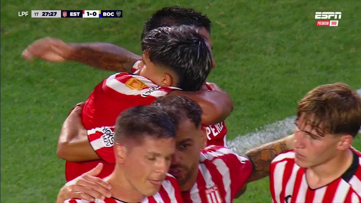 ❌El gol de Núñez para el 1-0 de Estudiantes LP a #Boca.
